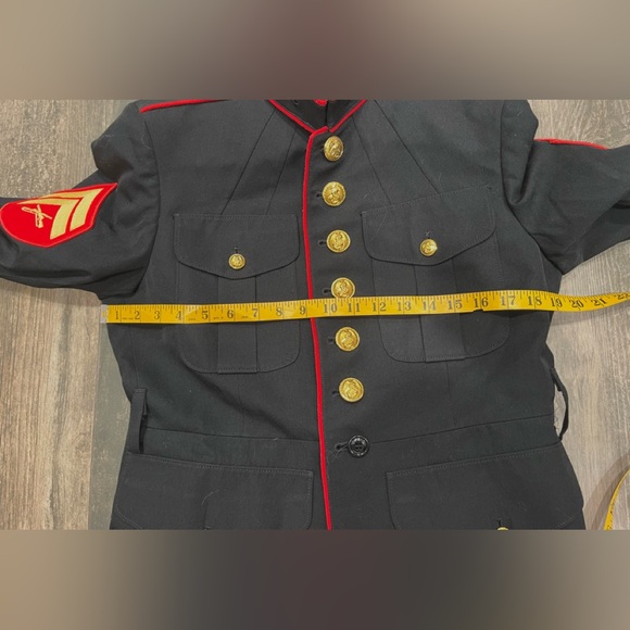 US Marine Corps Service Dress Uniform Jacket Coat 40S Crown clothing co. - Picture 8 of 9